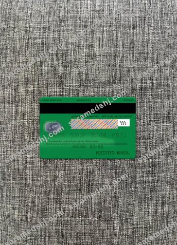 Bangladesh Agrani bank mastercard photolook back